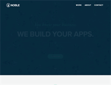 Tablet Screenshot of nobleapplications.com